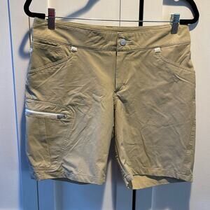Peak Performance Tan Premium Active Shorts Inseam 8" Size M